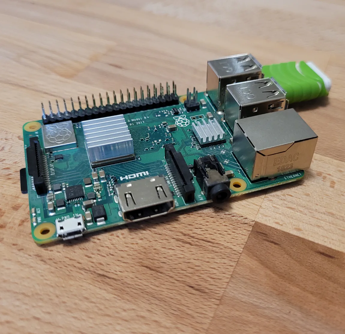 An image of my personal Raspberry Pi 3 B+